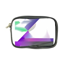 Abstract T- Shirt Purple Northern Lights Colorful Abstract T- Shirt Coin Purse by EnriqueJohnson