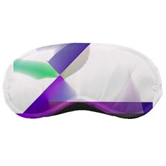 Abstract T- Shirt Purple Northern Lights Colorful Abstract T- Shirt Sleep Mask by EnriqueJohnson