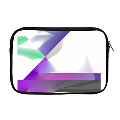 Abstract T- Shirt Purple Northern Lights Colorful Abstract T- Shirt Apple Macbook Pro 17  Zipper Case by EnriqueJohnson