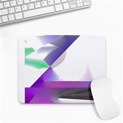 Abstract T- Shirt Purple Northern Lights Colorful Abstract T- Shirt Small Mousepad by EnriqueJohnson