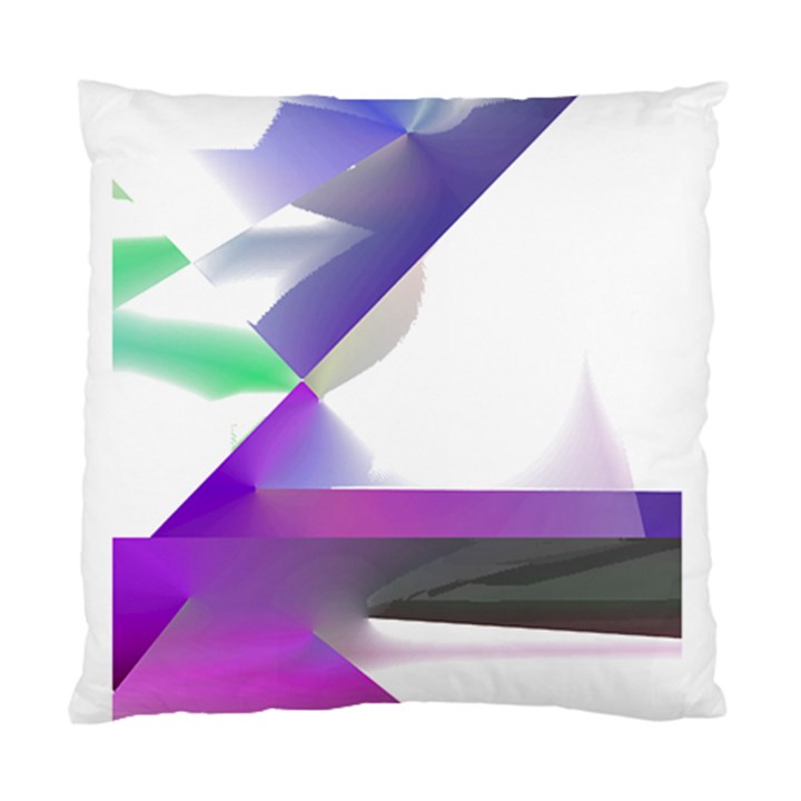 Abstract T- Shirt Purple Northern Lights Colorful Abstract T- Shirt Standard Cushion Case (Two Sides)