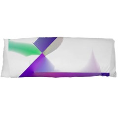 Abstract T- Shirt Purple Northern Lights Colorful Abstract T- Shirt Body Pillow Case (dakimakura) by EnriqueJohnson