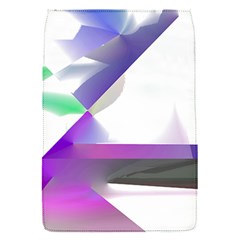 Abstract T- Shirt Purple Northern Lights Colorful Abstract T- Shirt Removable Flap Cover (s) by EnriqueJohnson