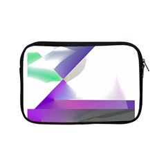 Abstract T- Shirt Purple Northern Lights Colorful Abstract T- Shirt Apple Ipad Mini Zipper Cases by EnriqueJohnson