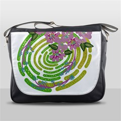 Abstract T- Shirt Tropical World T- Shirt Messenger Bag by EnriqueJohnson