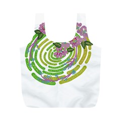 Abstract T- Shirt Tropical World T- Shirt Full Print Recycle Bag (m) by EnriqueJohnson