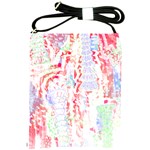 Abstractart T- Shirt Abstract Forest In Pink T- Shirt Shoulder Sling Bag Front