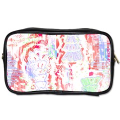 Abstractart T- Shirt Abstract Forest In Pink T- Shirt Toiletries Bag (two Sides) by EnriqueJohnson