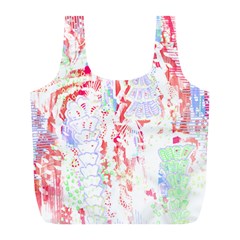 Abstractart T- Shirt Abstract Forest In Pink T- Shirt Full Print Recycle Bag (l)