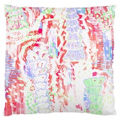 Abstractart T- Shirt Abstract Forest In Pink T- Shirt Standard Premium Plush Fleece Cushion Case (two Sides)