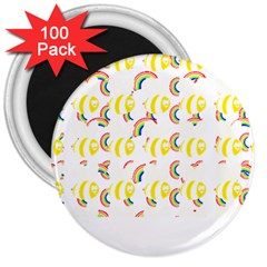 Animal T- Shirt Funny Unique Animal 3  Magnets (100 Pack)