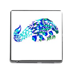 Armadillo T- Shirtthe Magnificent Armored Pangolin Ecopop Art T- Shirt Memory Card Reader (square 5 Slot) by EnriqueJohnson