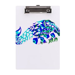 Armadillo T- Shirtthe Magnificent Armored Pangolin Ecopop Art T- Shirt A5 Acrylic Clipboard by EnriqueJohnson