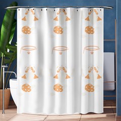 Australian Shepherd Dog Cute Pattern T- Shirt Australian Shepherd Dog Cute Pattern T- Shirt Shower Curtain 60  X 72  (medium)  by EnriqueJohnson