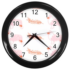 Australian Shepherd Dog Pattern T- Shirt Australian Shepherd Dog Cute Pattern T- Shirt (1) Wall Clock (black) by EnriqueJohnson