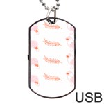 Australian Shepherd Dog Pattern T- Shirt Australian Shepherd Dog Cute Pattern T- Shirt (1) Dog Tag USB Flash (Two Sides) Front