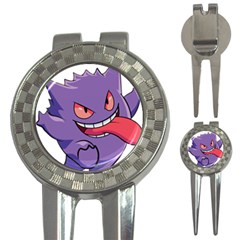 Purple Funny Monster 3-in-1 Golf Divots by Sarkoni