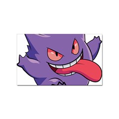 Purple Funny Monster Sticker Rectangular (100 Pack) by Sarkoni