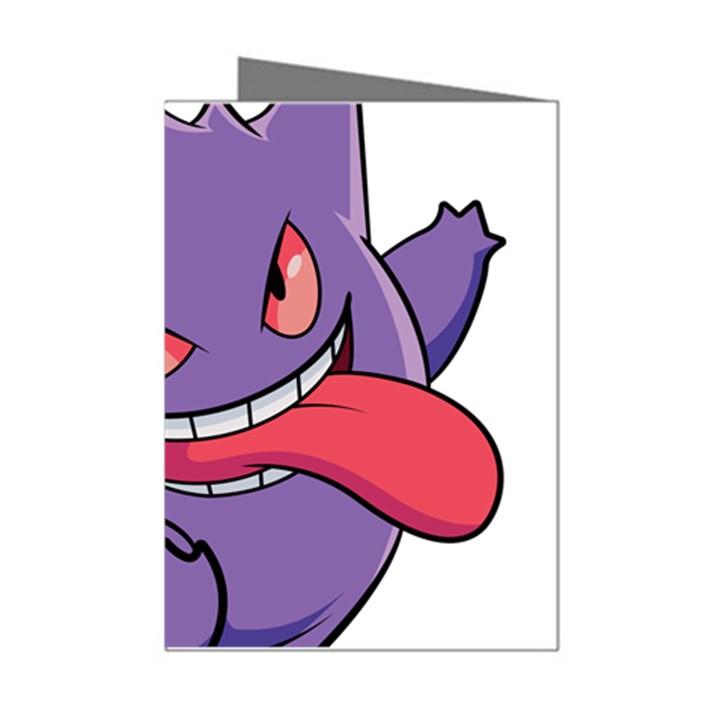 Purple Funny Monster Mini Greeting Cards (Pkg of 8)