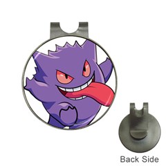 Purple Funny Monster Hat Clips With Golf Markers by Sarkoni