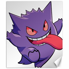 Purple Funny Monster Canvas 8  X 10  by Sarkoni