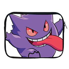 Purple Funny Monster Apple Ipad 2/3/4 Zipper Cases by Sarkoni