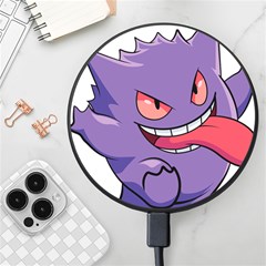 Purple Funny Monster Wireless Fast Charger(black) by Sarkoni