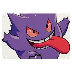 Purple Funny Monster Banner And Sign 6  X 4  by Sarkoni