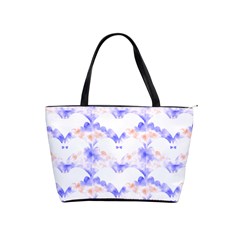 Bat Pattern T- Shirt Bats And Bows Blue Orange T- Shirt Classic Shoulder Handbag by EnriqueJohnson