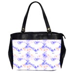 Bat Pattern T- Shirt Bats And Bows Blue Orange T- Shirt Oversize Office Handbag (2 Sides) Front