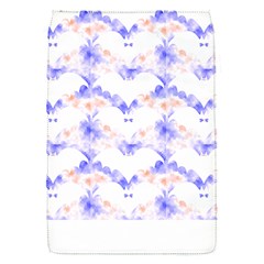 Bat Pattern T- Shirt Bats And Bows Blue Orange T- Shirt Removable Flap Cover (s) by EnriqueJohnson