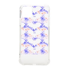 Bat Pattern T- Shirt Bats And Bows Blue Orange T- Shirt Iphone 11 Pro Max 6 5 Inch Tpu Uv Print Case by EnriqueJohnson