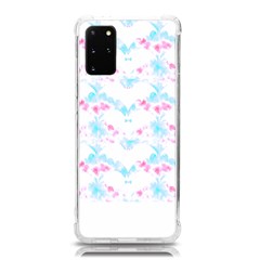 Bat Pattern T- Shirt Bats And Bows Blue Pink T- Shirt Samsung Galaxy S20plus 6 7 Inch Tpu Uv Case by EnriqueJohnson