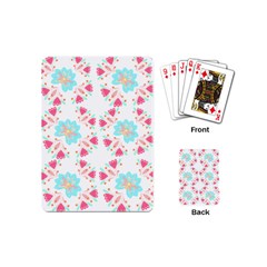 Batik T- Shirt Batik Flower Pattern 6 Playing Cards Single Design (mini) by EnriqueJohnson