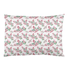 Christmas Shading Festivals Floral Pattern Pillow Case by Sarkoni