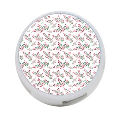 Christmas Shading Festivals Floral Pattern 4-port Usb Hub (one Side) by Sarkoni