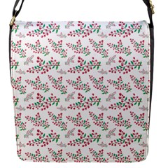 Christmas Shading Festivals Floral Pattern Flap Closure Messenger Bag (s) by Sarkoni