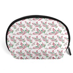 Christmas Shading Festivals Floral Pattern Accessory Pouch (large) by Sarkoni