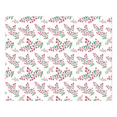 Christmas Shading Festivals Floral Pattern Two Sides Premium Plush Fleece Blanket (large) by Sarkoni