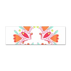 Batik T- Shirt Batik Flower Pattern8 Sticker Bumper (10 Pack) by EnriqueJohnson