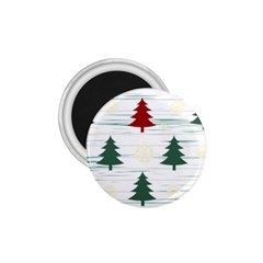 Christmas Tree Snowflake Pattern 1 75  Magnets by Sarkoni