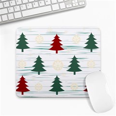 Christmas Tree Snowflake Pattern Large Mousepad by Sarkoni