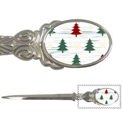 Christmas Tree Snowflake Pattern Letter Opener by Sarkoni