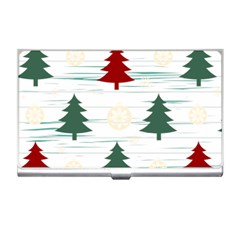 Christmas Tree Snowflake Pattern Business Card Holder by Sarkoni