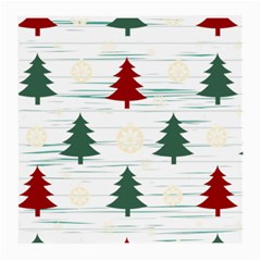 Christmas Tree Snowflake Pattern Medium Glasses Cloth by Sarkoni