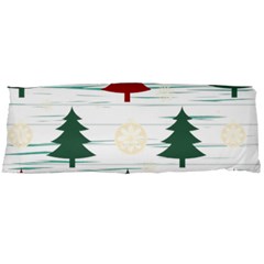 Christmas Tree Snowflake Pattern Body Pillow Case Dakimakura (two Sides) by Sarkoni