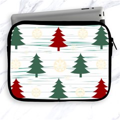 Christmas Tree Snowflake Pattern Apple Ipad 2/3/4 Zipper Cases by Sarkoni