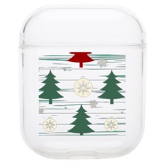 Christmas Tree Snowflake Pattern Airpods 1/2 Case by Sarkoni