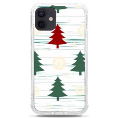 Christmas Tree Snowflake Pattern Iphone 12 Mini Tpu Uv Print Case	 by Sarkoni