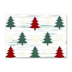 Christmas Tree Snowflake Pattern Crystal Sticker (a4)